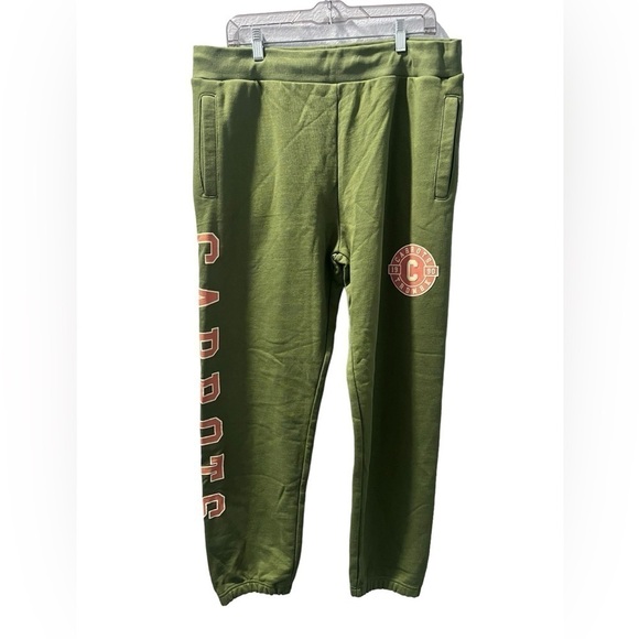 Carrots Brand Established Olive Green Sweatpants XX Large Men's Pockets - Picture 1 of 9